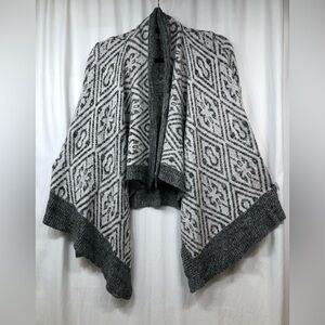 Abercrombie & Fitch Addison Blanket Cardigan Open Front Gray Size XS/S